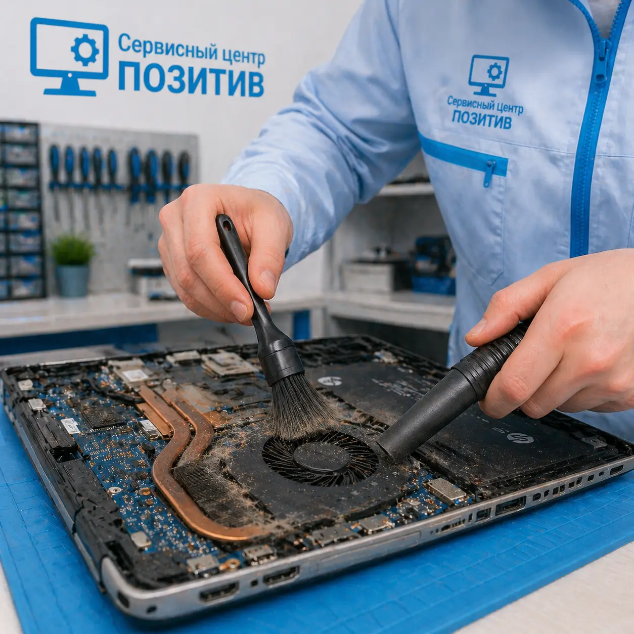 чистка ноутбука HP в Ульяновске