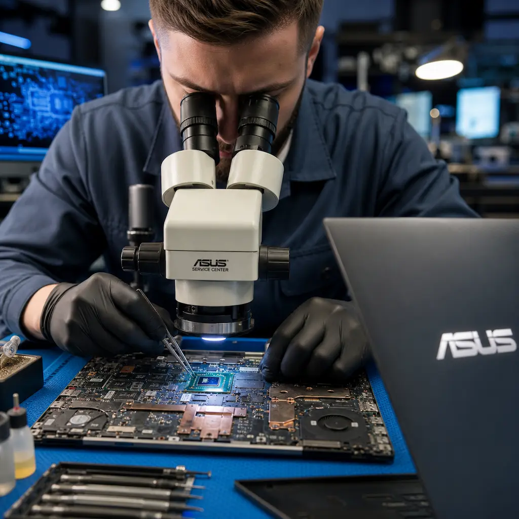 Замена видеокарты ноутбука Asus в Ульяновске