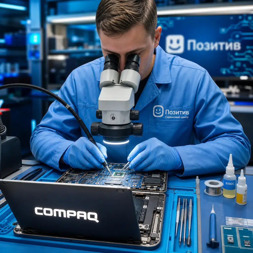 Замена видеокарты ноутбука Compaq в Ульяновске