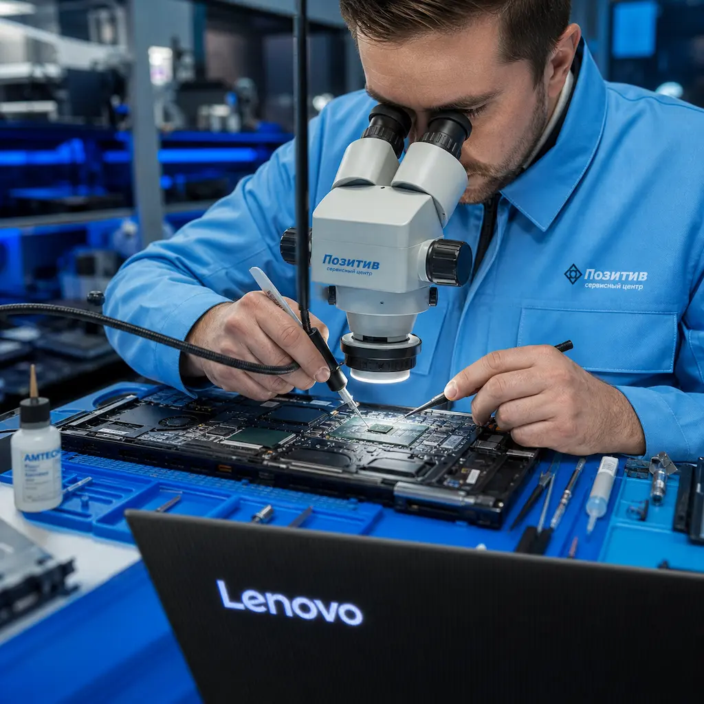 Замена видеокарты ноутбука Lenovo в Ульяновске