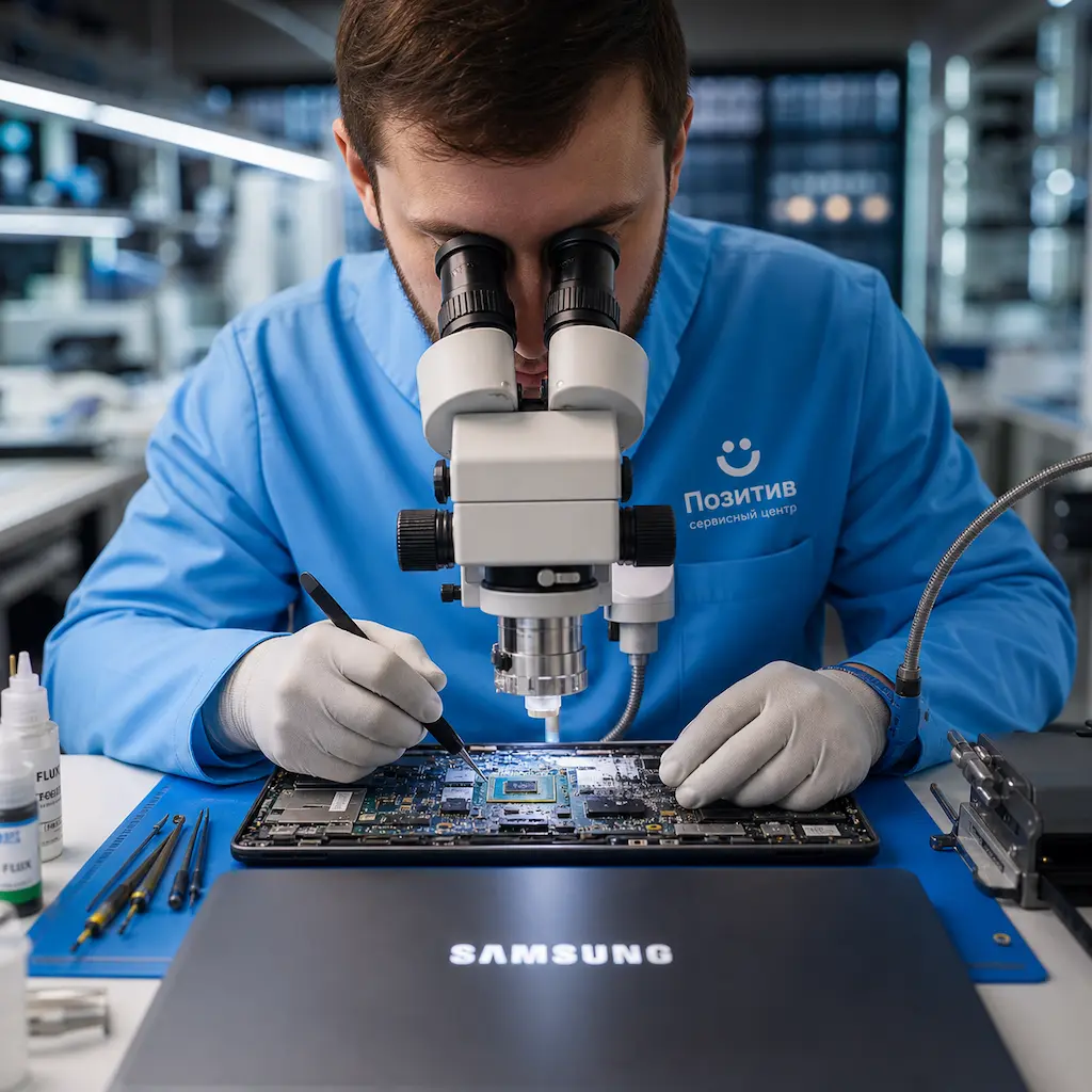 Замена видеокарты ноутбука Samsung в Ульяновске