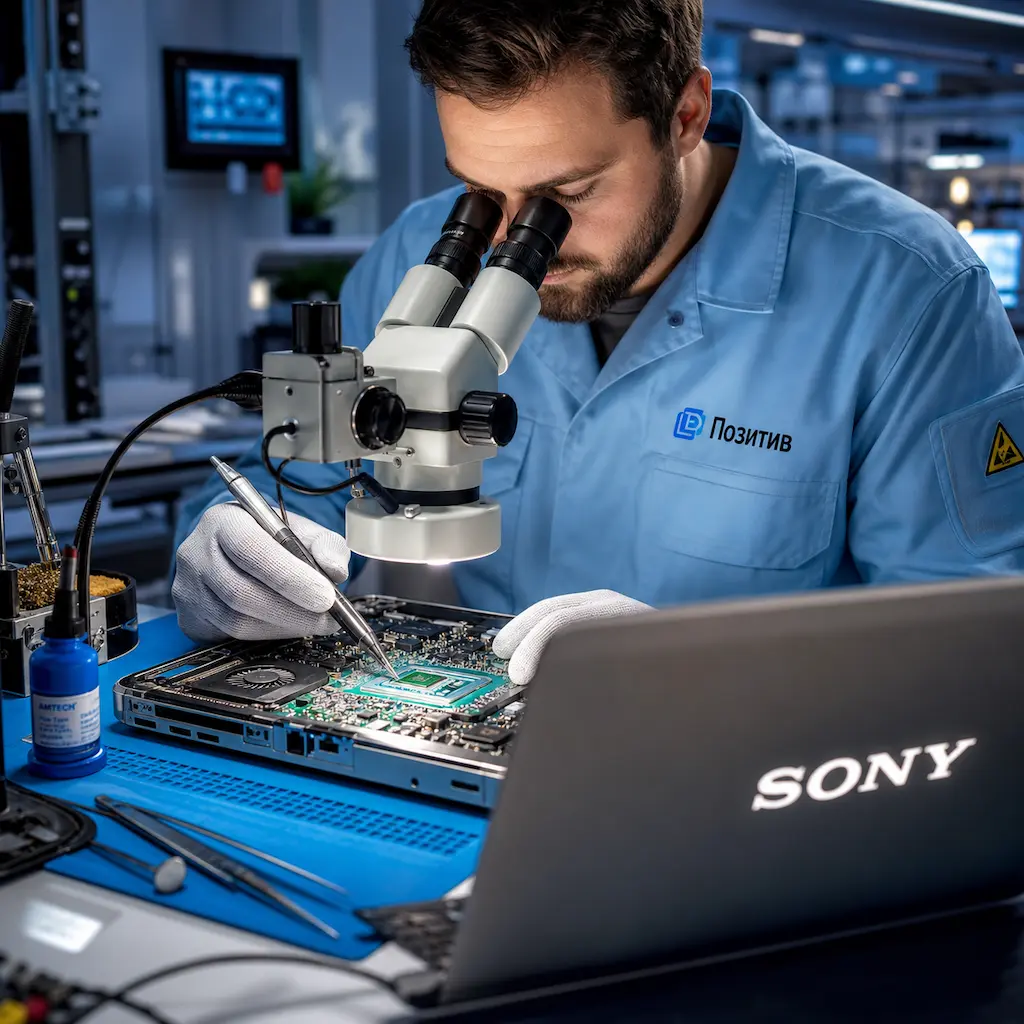 Замена видеокарты ноутбука Sony в Ульяновске