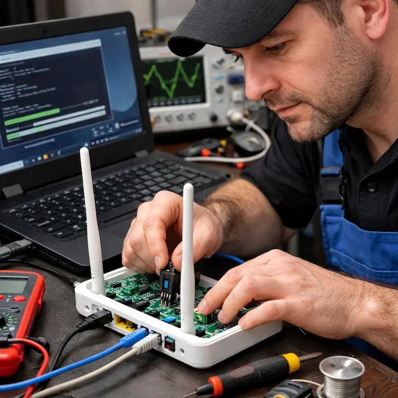 Перепрошивка WiFi роутера в Ульяновске