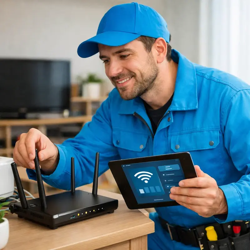 Настройка Wi-Fi для квартиры, дома и офиса в Ульяновске