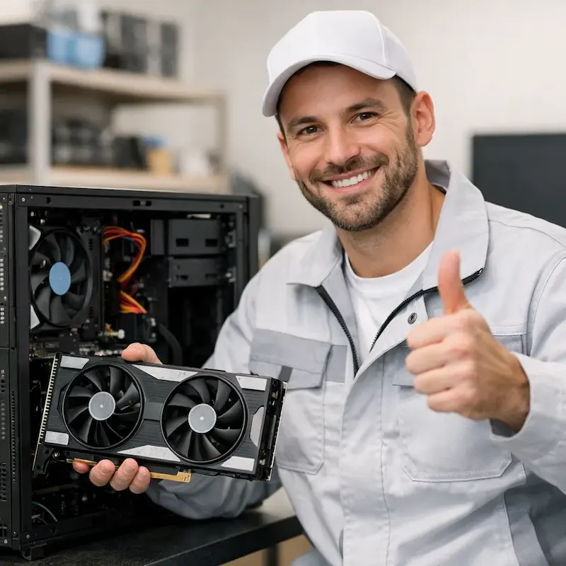 установка видеокарты на ПК в Ульяновске