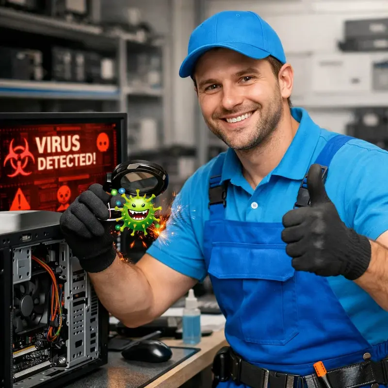 Удаление вирусов с компьютера в Ульяновске