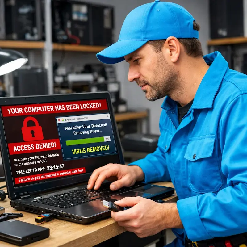 Поможем разблокировать компьютер и ноутбук в Ульяновске